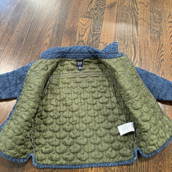 Boys quilted jean jacket - size 4 - Picture 6 of 6